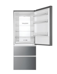 Haier 3D 70 Serie 3 HTOPMNE7193 Libera installazione 450 L Platino, Acciaio inox 2