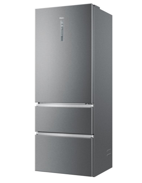 Haier 3D 70 Serie 3 HTOPMNE7193 Libera installazione 450 L Platino, Acciaio inox