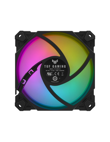 ASUS TUF Gaming TF120 ARGB Fan - Triple Fan Kit with ARGB Controller Case per computer Raffreddatore d'aria 12 cm Nero