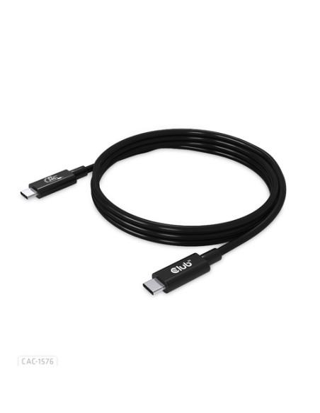 CLUB3D CAC-1576 cavo USB USB4 Gen 3x2 1 m USB C Nero