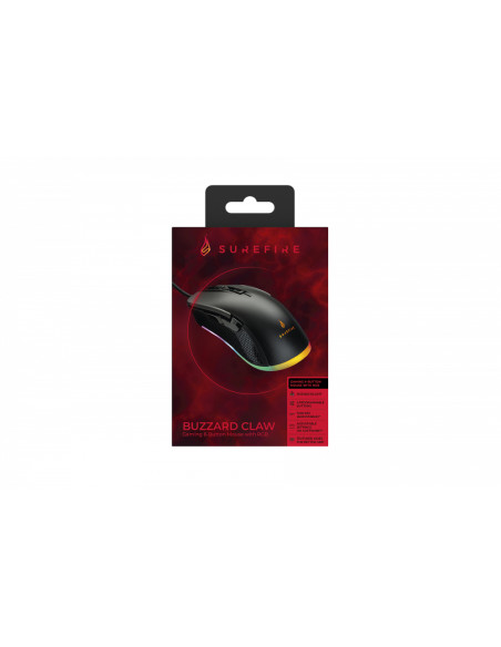SureFire Buzzard Claw mouse Gaming Mano destra USB tipo A Ottico 7200 DPI