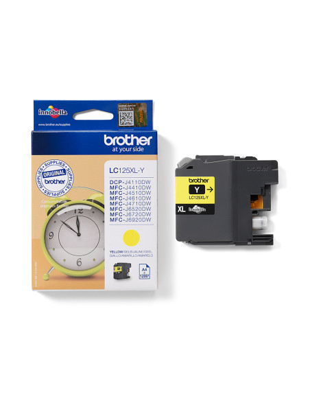Brother LC-125XLY cartuccia d'inchiostro 1 pz Originale Giallo