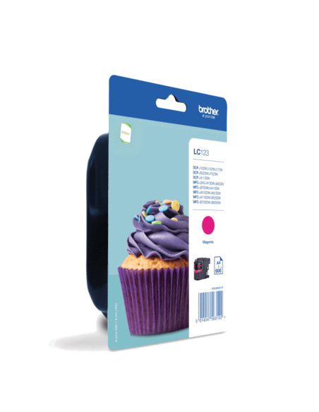 Brother LC123MBP cartuccia d'inchiostro 1 pz Originale Magenta