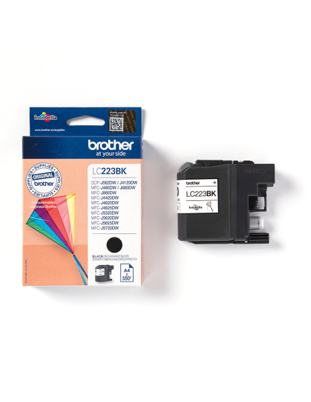 Brother LC-223BK cartuccia d'inchiostro 1 pz Originale Nero