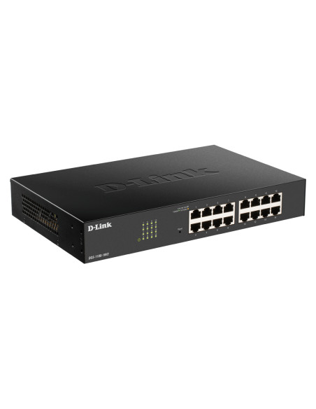D-Link DGS-1100-24PV2 switch di rete Gestito L2 Gigabit Ethernet (10/100/1000) Supporto Power over Ethernet (PoE) Nero