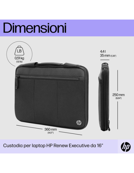 HP Custodia per laptop Renew Executive da 14"