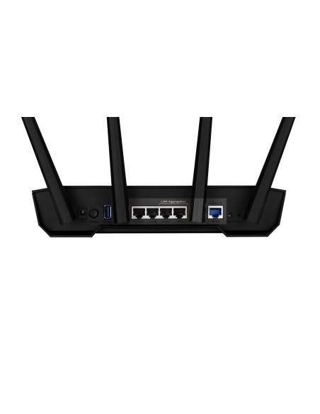 ASUS TUF Gaming AX3000 V2 router wireless Gigabit Ethernet Dual-band (2.4 GHz/5 GHz) Nero, Arancione