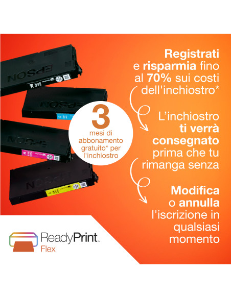 Epson WorkForce WF-2960DWF stampante multifunzione A4 getto d'inchiostro (stampa, scansione, copia), Display LCD 6.1 cm, ADF, Wi