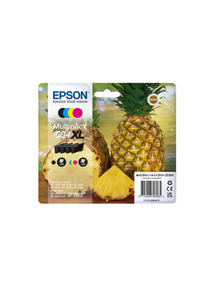 Epson 604XL cartuccia d'inchiostro 4 pz Originale Resa elevata (XL) Nero, Ciano, Magenta, Giallo