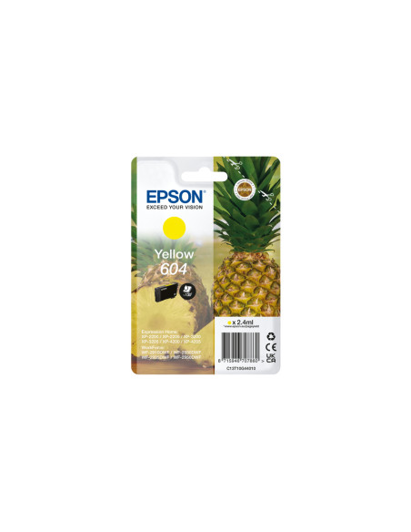Epson 604 cartuccia d'inchiostro 1 pz Originale Resa standard Giallo