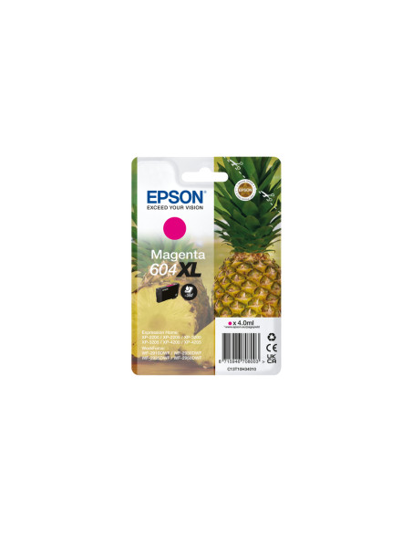 Epson 604XL cartuccia d'inchiostro 1 pz Originale Resa elevata (XL) Magenta