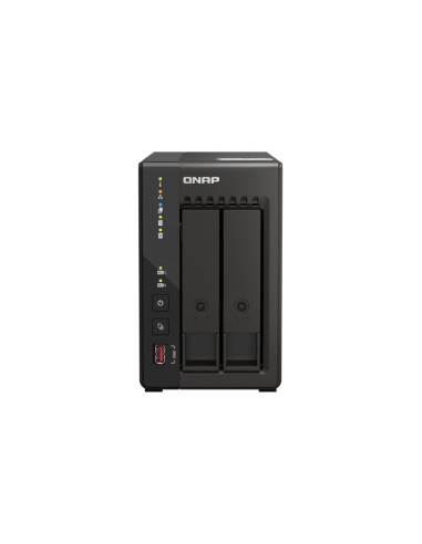 QNAP TS-253E NAS Tower Intel® Celeron® J6412 8 GB 0 TB QNAP QTS Nero