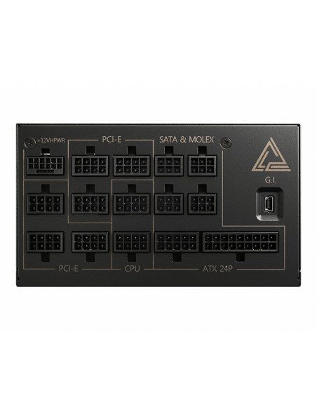 MSI MEG AI1300P PCIE5 alimentatore per computer 1300 W 24-pin ATX ATX Nero