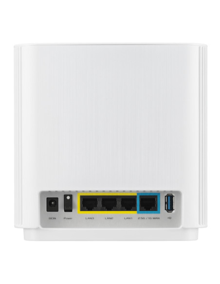 ASUS ZenWiFi AX (XT9) AX7800 1er Pack Weiß Banda tripla (2.4 GHz/5 GHz/5 GHz) Wi-Fi 6 (802.11ax) Bianco 4 Interno