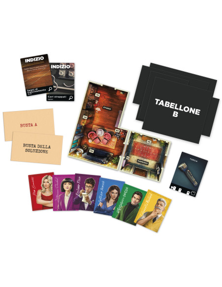 Cluedo Escape - Il Tradimento a Villa Tudor, un gioco di misteri ed enigmi in versione Escape Game, un gioco da tavolo cooperati
