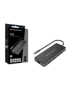 Conceptronic DONN15G replicatore di porte e docking station per laptop Cablato USB 3.2 Gen 1 (3.1 Gen 1) Type-C Grigio 2