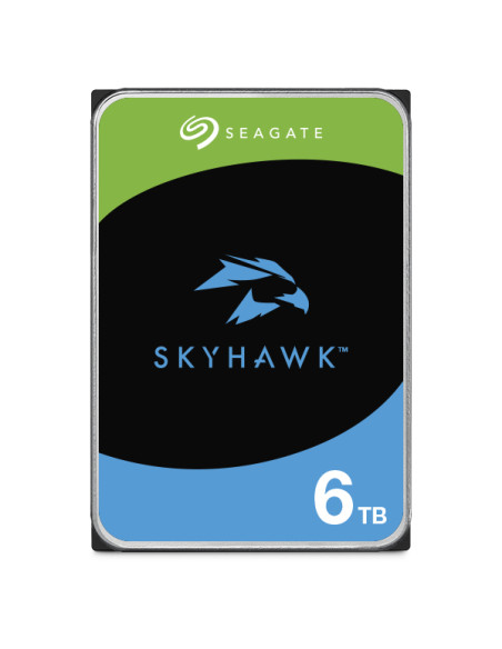 Seagate SkyHawk disco rigido interno 6 TB 256 MB 3.5" Serial ATA III