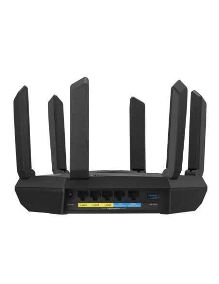 ASUS RT-AXE7800 router wireless Tri-band (2,4 GHz/5 GHz/6 GHz) Nero