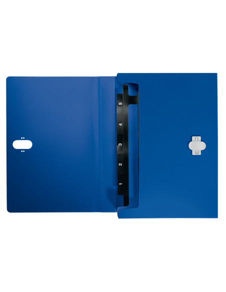 Leitz 46240035 raccoglitore 250 fogli Blu Polipropilene (PP)
