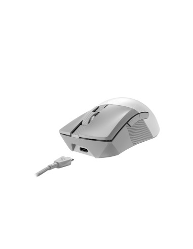 ASUS ROG Gladius III Wireless Aimpoint White mouse Gaming Mano destra RF Wireless + Bluetooth + USB Type-A Ottico 36000 DPI