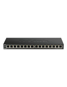 D-Link DGS-1016S Non gestito Gigabit Ethernet (10/100/1000) Nero 2