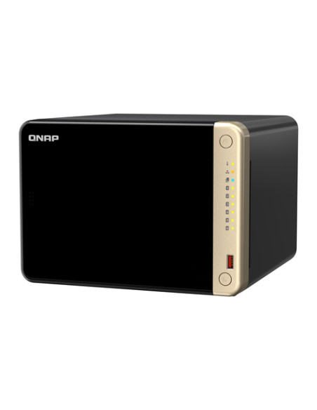 QNAP TS-664 NAS Tower Intel® Celeron® N5095 8 GB DDR4 0 TB QNAP QTS Nero, Bronzo