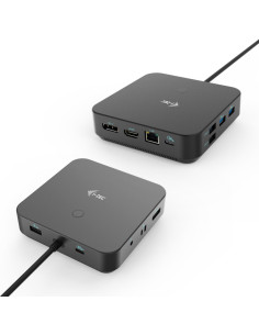 i-tec USB-C HDMI Dual DP Docking Station with Power Delivery 100 W + Universal Charger 100 W 2