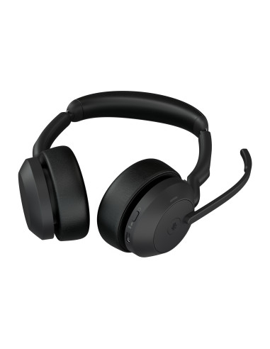 Jabra Evolve2 55 Auricolare Con cavo e senza cavo A Padiglione Ufficio Bluetooth Base di ricarica Nero