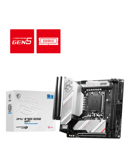 MSI MPG B760I EDGE WIFI scheda madre Intel B760 LGA 1700 mini ATX