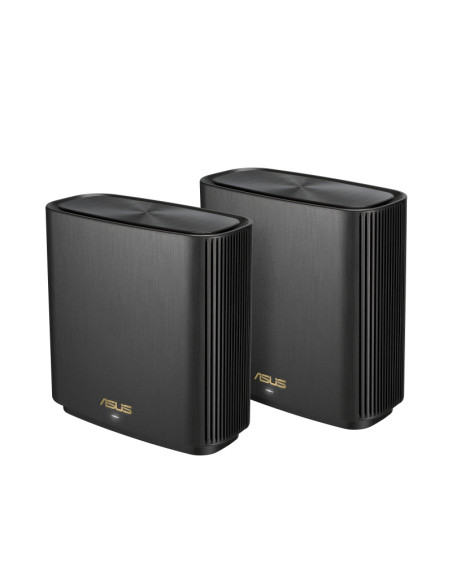 ASUS ZenWiFi AX XT8 (B-1-PK) router wireless Gigabit Ethernet Banda tripla (2.4 GHz/5 GHz/5 GHz) Nero