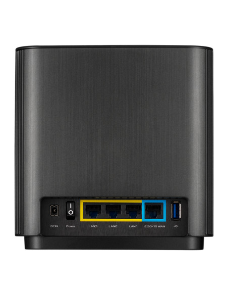 ASUS ZenWiFi AX XT8 (B-1-PK) router wireless Gigabit Ethernet Banda tripla (2.4 GHz/5 GHz/5 GHz) Nero