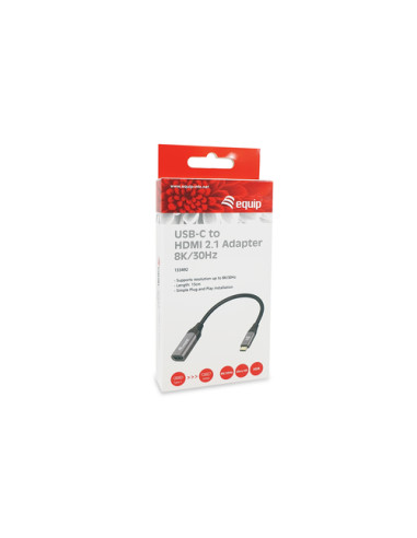 Equip Adattatore da USB-C a HDMI 2.1, 8K/30Hz