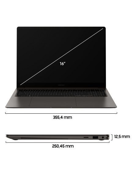 Samsung Galaxy Book3 Pro 16" Laptop i7 16GB 512GB Windows 11 Pro Graphite