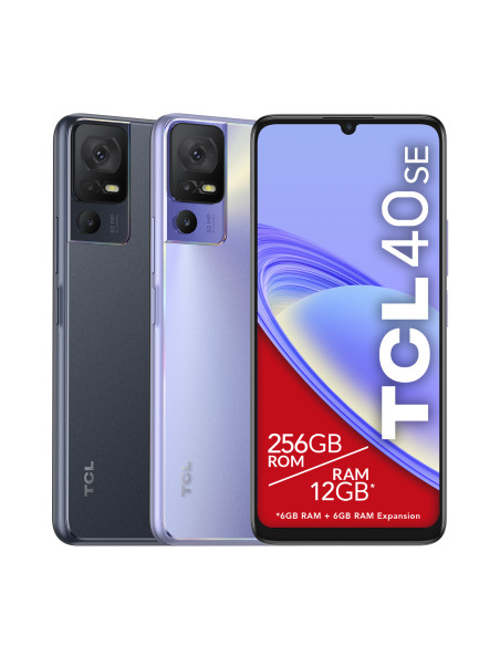 TCL 40 SE 17,1 cm (6.75") Doppia SIM Android 13 4G USB tipo-C 6 GB 256 GB 5010 mAh Viola