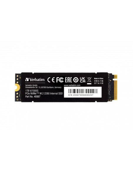 Verbatim Vi7000G 1 TB M.2 PCI Express 4.0 NVMe