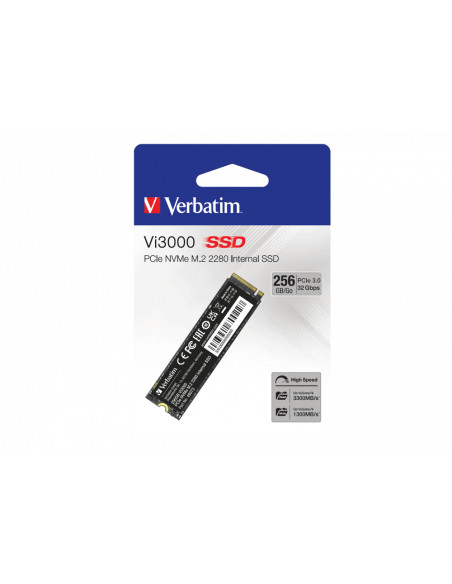 Verbatim Vi3000 256 GB M.2 PCI Express 3.0 NVMe