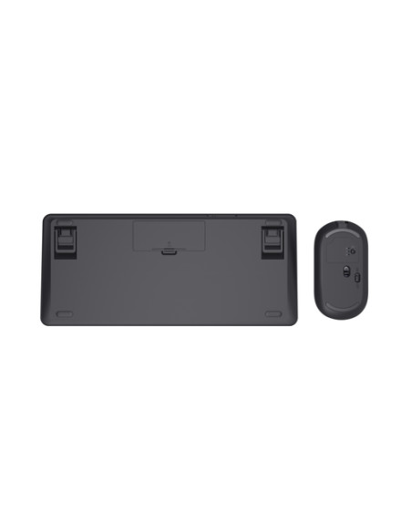 Trust Lyra tastiera Mouse incluso Ufficio RF senza fili + Bluetooth QWERTY Italiano Nero