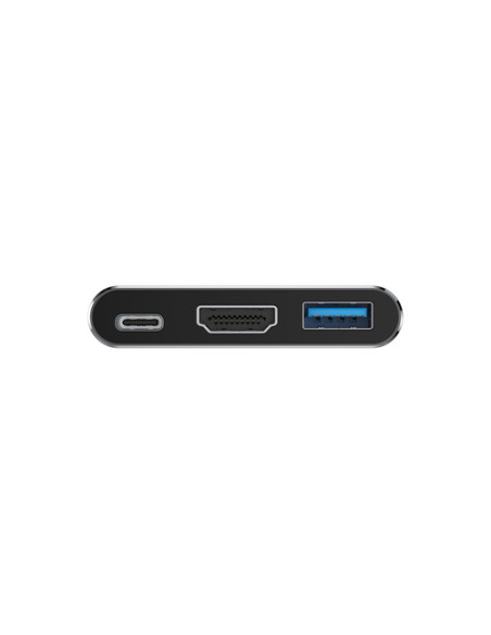 Conceptronic DONN18G replicatore di porte e docking station per laptop Cablato USB 3.2 Gen 1 (3.1 Gen 1) Type-C Grigio
