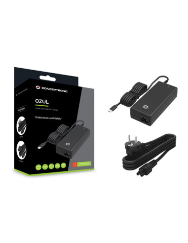 Conceptronic OZUL03BE adattatore e invertitore Interno 100 W Nero