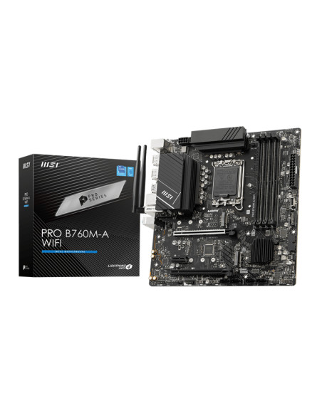MSI PRO B760M-A WIFI scheda madre Intel B760 LGA 1700 micro ATX