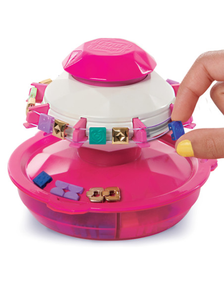 Cool Maker , Macchina Crea Braccialetti, con 170 Perline alla Moda e 20 Elastici, Crea fino a 10 Braccialetti. Giochi per Bambin