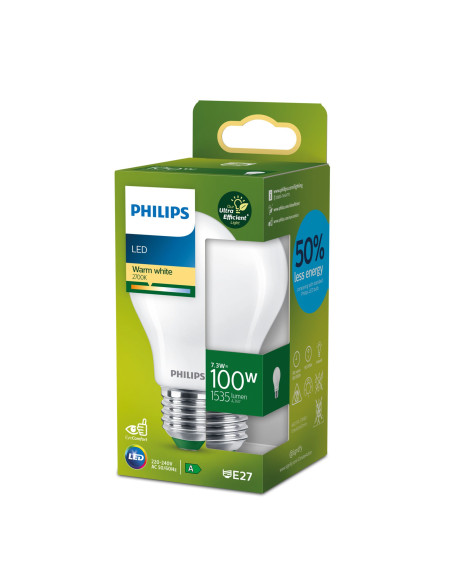 Philips Lampadina smerigliata a filamento 100 W A60 E27