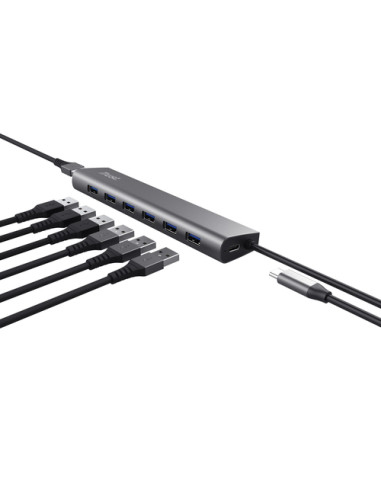 Trust Halyx USB 3.2 Gen 1 (3.1 Gen 1) Type-A 5000 Mbit/s Argento