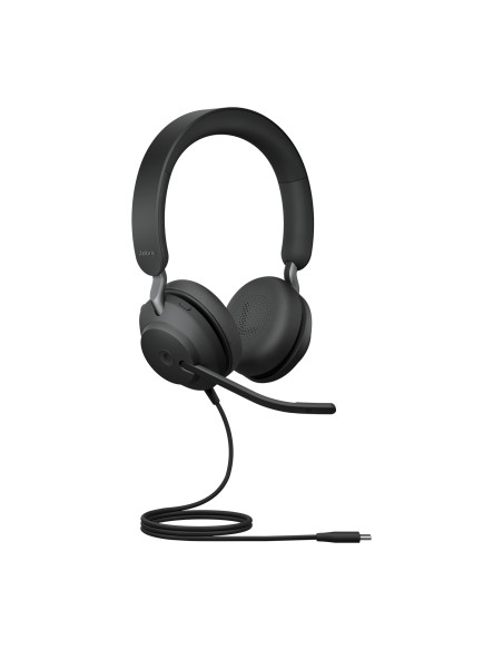 Jabra 24189-999-899 cuffia e auricolare Cablato A Padiglione Musica e Chiamate USB tipo-C Nero