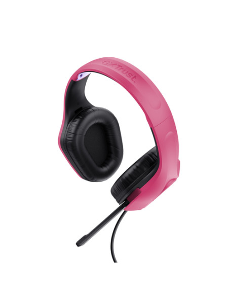 Trust GXT 415P Zirox Auricolare Cablato A Padiglione Gaming Rosa