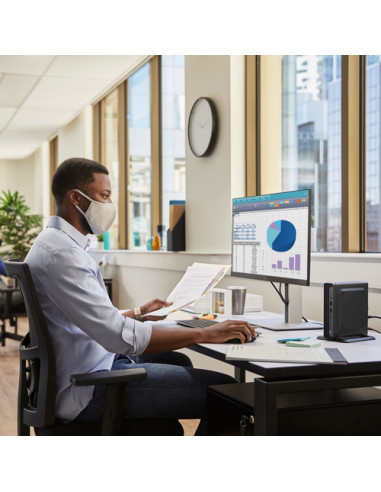 HP Pro Mini 400 G9 Intel® Core™ i5 i5-13500T 8 GB DDR4-SDRAM 256 GB SSD Windows 11 Pro Mini PC Nero