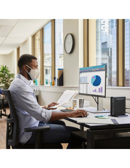 HP Pro Mini 400 G9 Intel® Core™ i5 i5-13500T 8 GB DDR4-SDRAM 256 GB SSD Windows 11 Pro Mini PC Nero