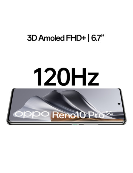 OPPO Reno 10 PRO Smartphone 5G, AI Tripla fotocamera 50+32+8MP, Selfie 32MP, Display 6.7" 120HZ AMOLED, 4600 mAh, RAM 12GB (Esp.