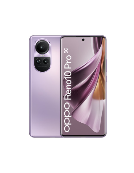 OPPO Reno 10 PRO Smartphone 5G, AI Tripla fotocamera 50+32+8MP, Selfie 32MP, Display 6.7" 120HZ AMOLED, 4600 mAh, RAM 12GB (Esp.