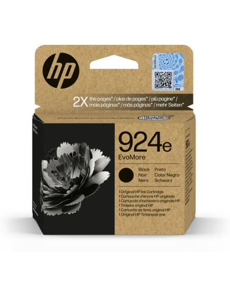 HP Cartuccia di inchiostro nero originale 924e EvoMore